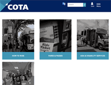 Tablet Screenshot of cota.com